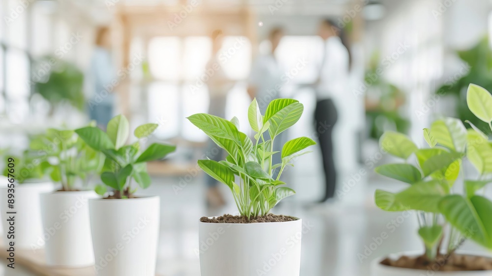 Business team implementing carbon neutrality plans to support climate health Business team implementing carbon neutrality plans to support climate health