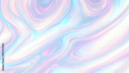 Wallpaper Mural Holographic background light refraction texture overlay effect for photo and mockups. Organic drop diagonal holographic flare on a white wall. Shadows for natural light effects. Blurred rainbow light
 Torontodigital.ca