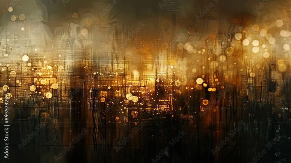 Obraz premium Bold backdrop with chocolate gold hues luxurious feel