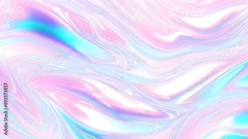 Holographic background light refraction texture overlay effect for photo and mockups. Organic drop diagonal holographic flare on a white wall. Shadows for natural light effects. Blurred rainbow light
