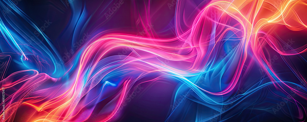 Abstract Neon Light. Abstract Neon Light.