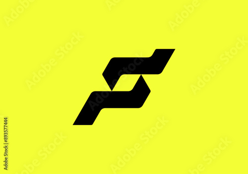 simple and energic logotype letter F for wellnes and sport to visualism a motion it self