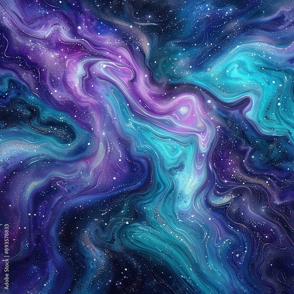 cosmic nebula swirls with vibrant hues of purple and teal dotted with glittering stars and distant galaxies evoking wonder and mystery of the vast universe cosmic nebula swirls with vibrant hues of purple and teal dotted with glittering stars and distant galaxies evoking wonder and mystery of the vast universe