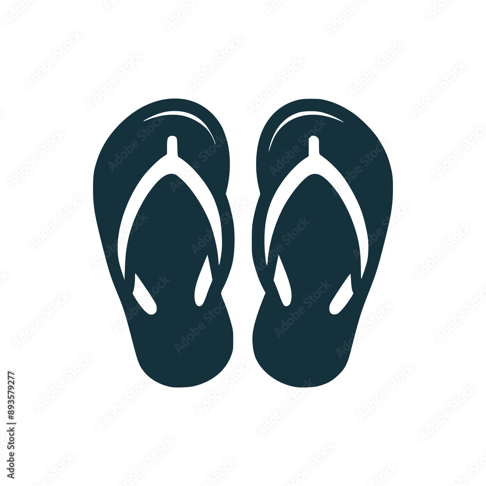 flip flop sandal vector illustration template design flip flop sandal vector illustration template design