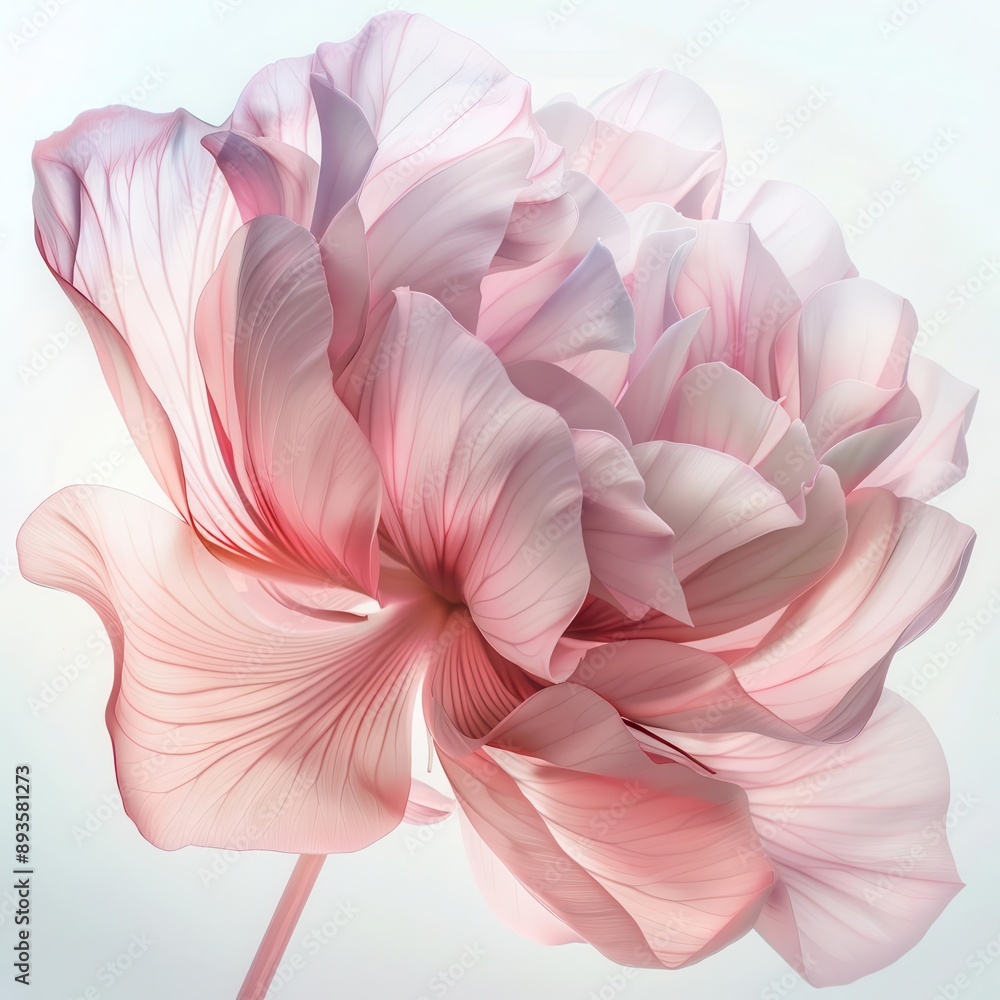 delicate pink flower in full bloom petals unfurling against a transparent backdrop soft gradient shading emphasizing its ethereal beauty delicate pink flower in full bloom petals unfurling against a transparent backdrop soft gradient shading emphasizing its ethereal beauty