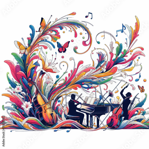 this vector about symphony of color 
