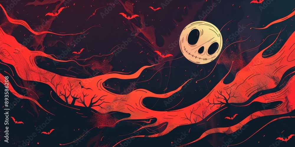Trendy Halloween Poster Trendy Halloween Poster