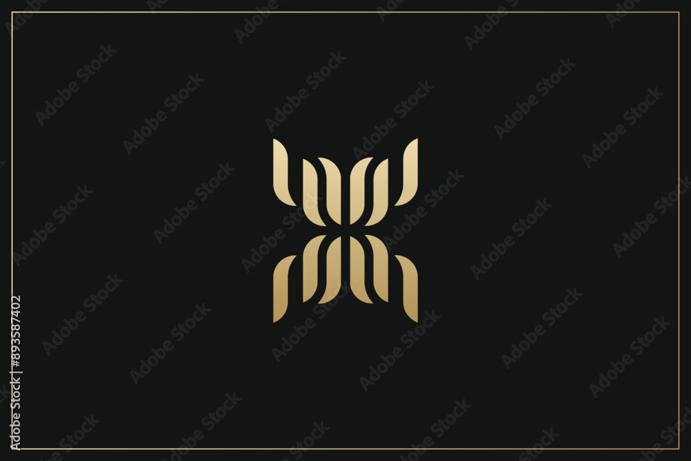 Obraz premium X Letter Trademark Brand Logo 