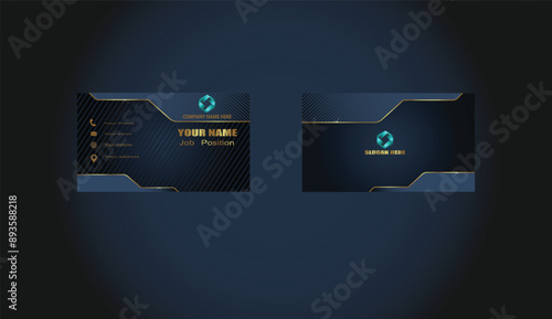 Bold black eagle visiting card vector with a striking eagle design. Ideal for professional and impactful branding that conveys strength and sophistication.