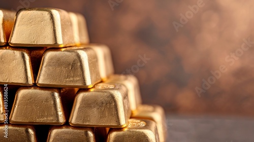 Wallpaper Mural Stack of Gold Bars. Torontodigital.ca