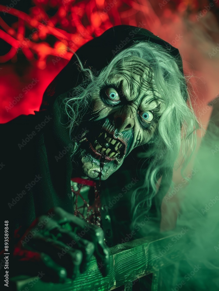 Obraz premium old scary witch