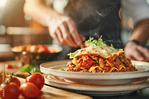 Lasagna - popular italian dish