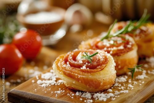 Pancetta Arrotolata - popular italian delicacy photo