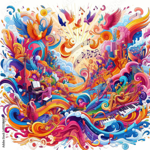 this vector about symphony of color 