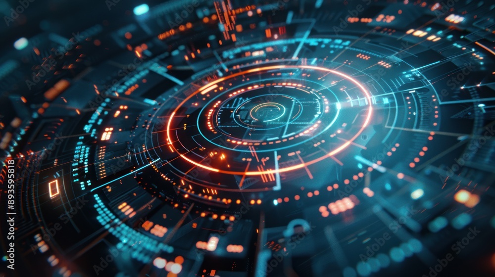Abstract Futuristic Interface Design Abstract Futuristic Interface Design