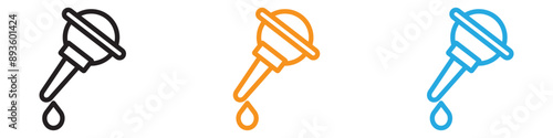 baby nasal aspirator icon vector logo set collection for web app ui