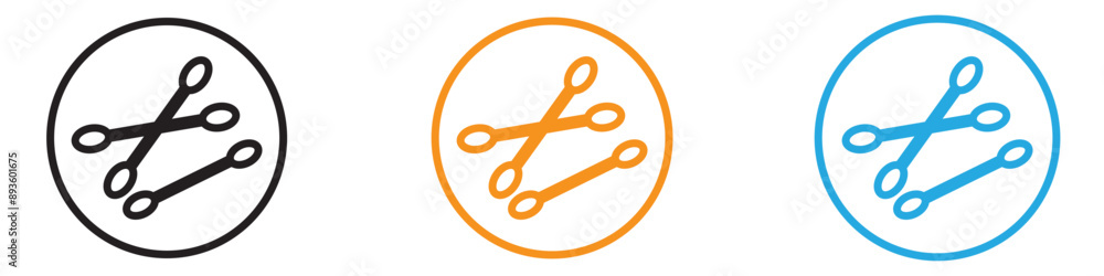 Cotton buds icon vector logo set collection for web app ui Cotton buds icon vector logo set collection for web app ui