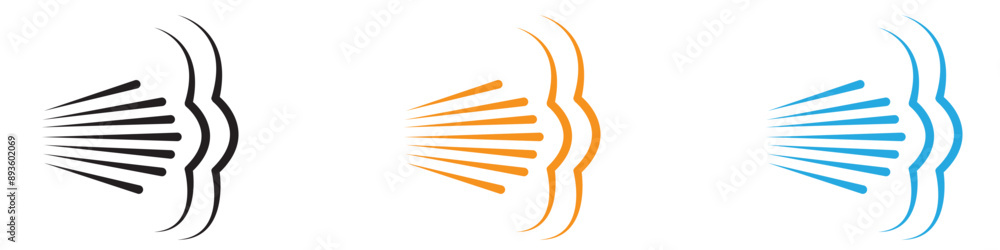 gust icon vector logo set collection for web app ui gust icon vector logo set collection for web app ui