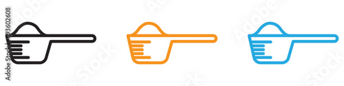 Scoop icon vector logo set collection for web app ui