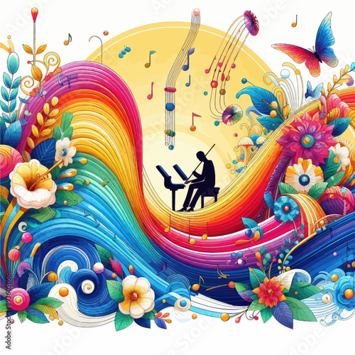 this vector about symphony of color 