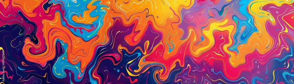 Psychedelic swirling patterns in bold colors, dynamic art, trippy visuals Psychedelic swirling patterns in bold colors, dynamic art, trippy visuals