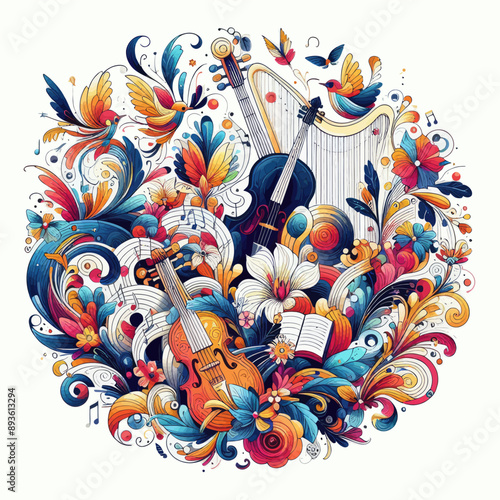 this vector about symphony of color 