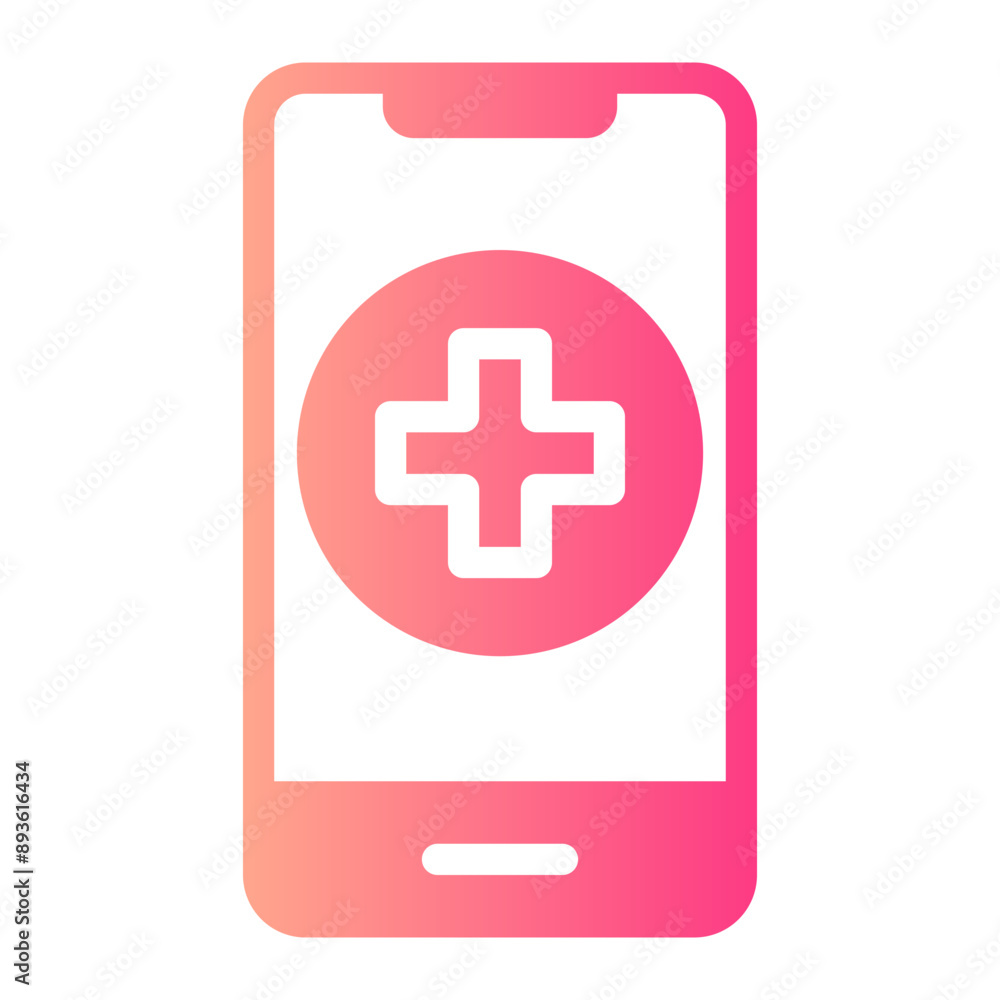 medical app gradient icon medical app gradient icon
