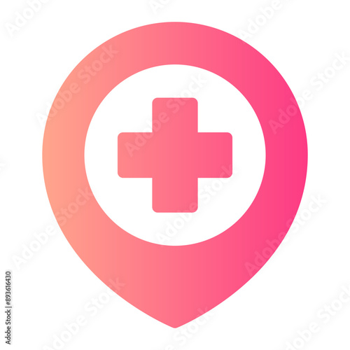 location gradient icon