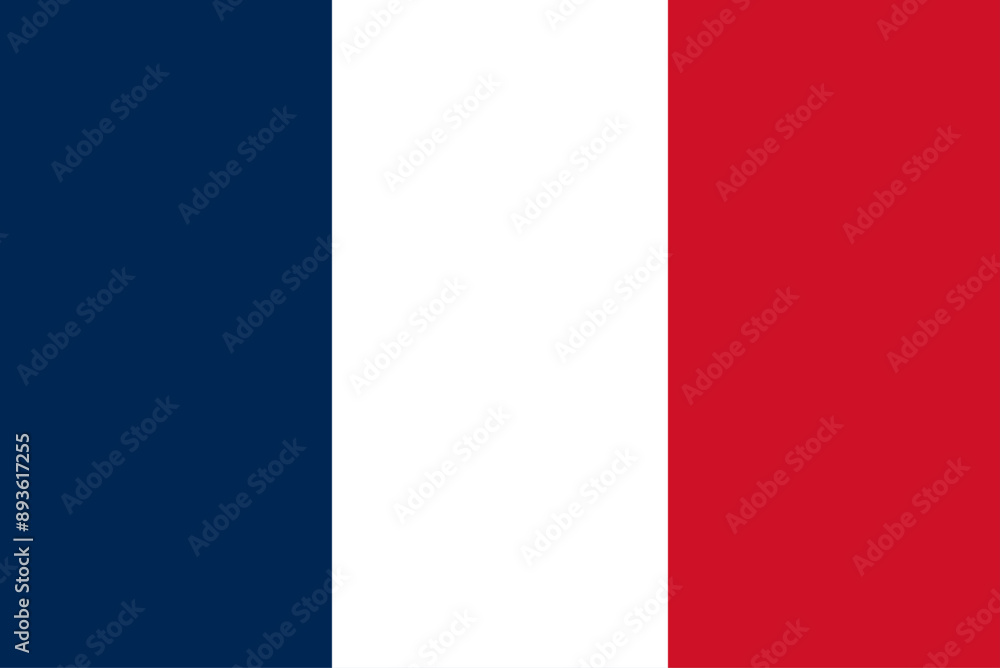 Flag of France. France Day. Vector illustration Flag of France. France Day. Vector illustration