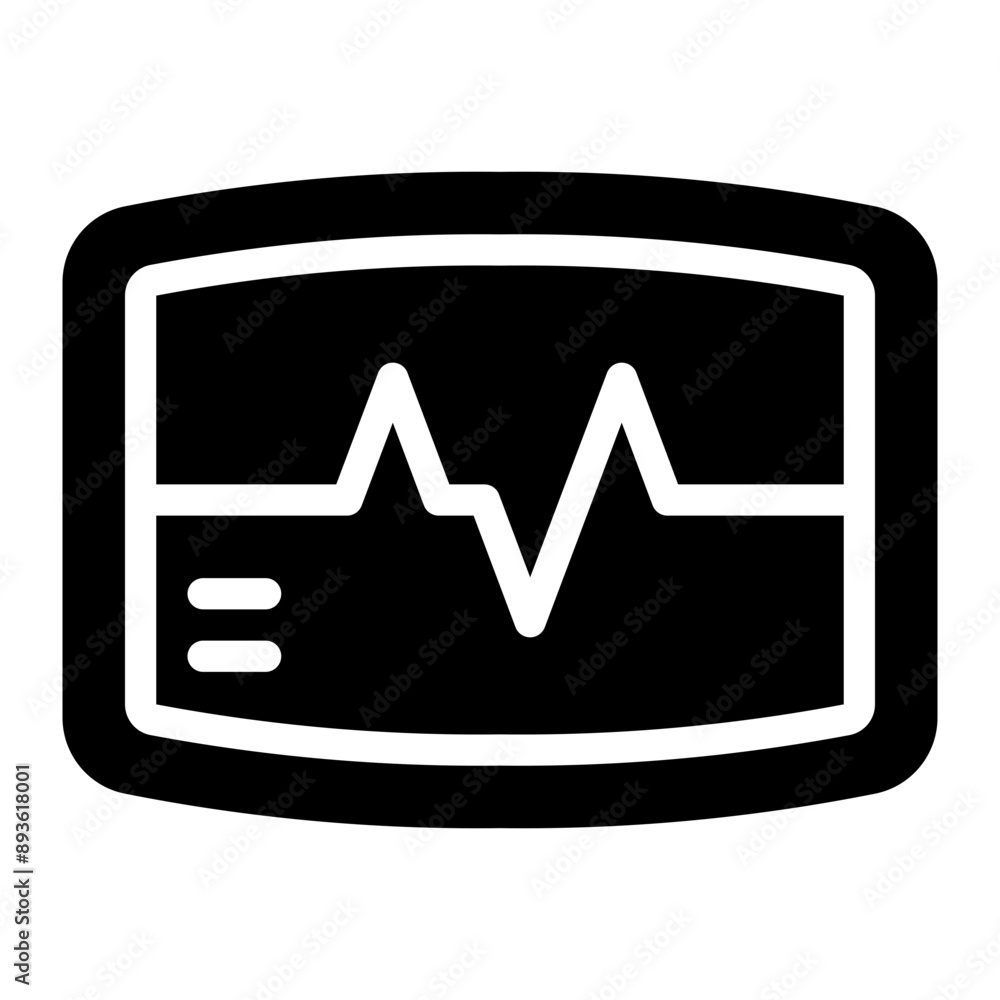 defibrilator glyph icon defibrilator glyph icon