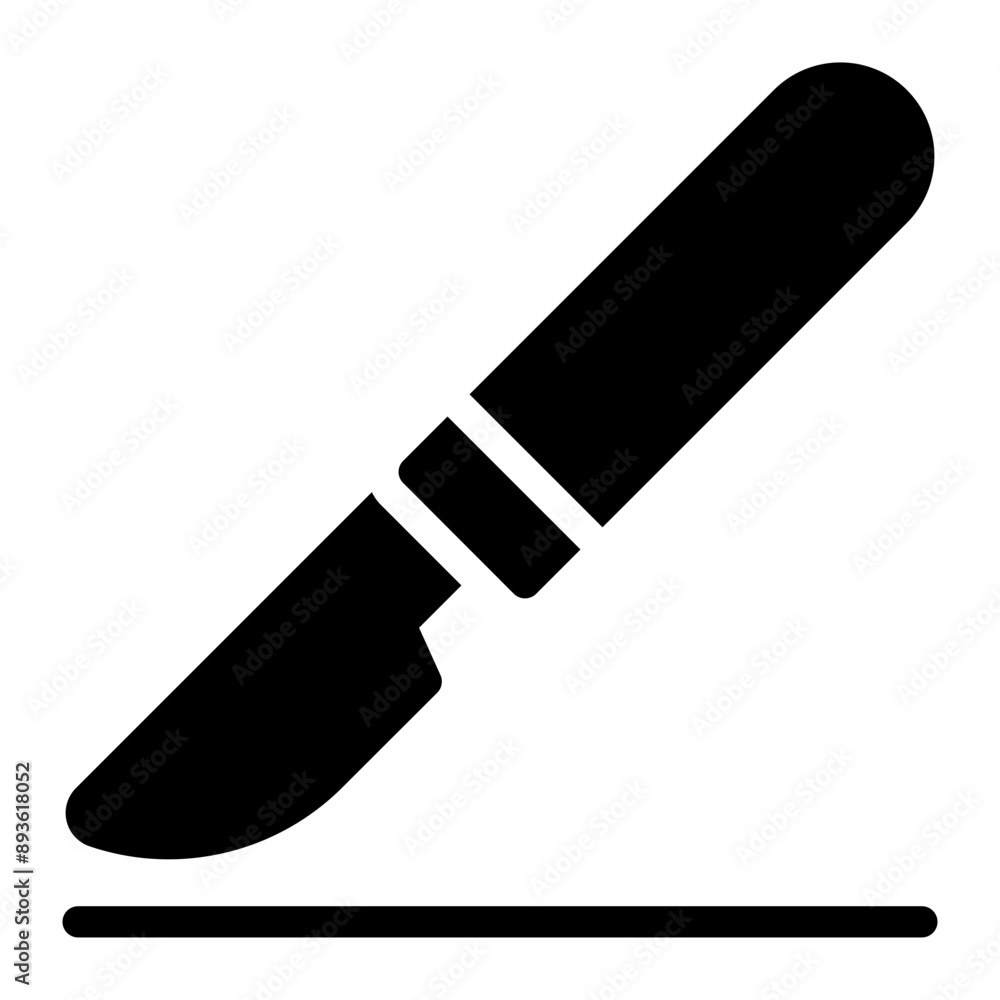 scalpel glyph icon scalpel glyph icon