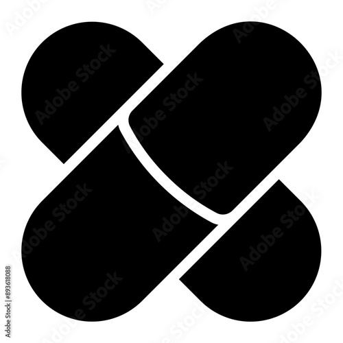 antibiotic glyph icon