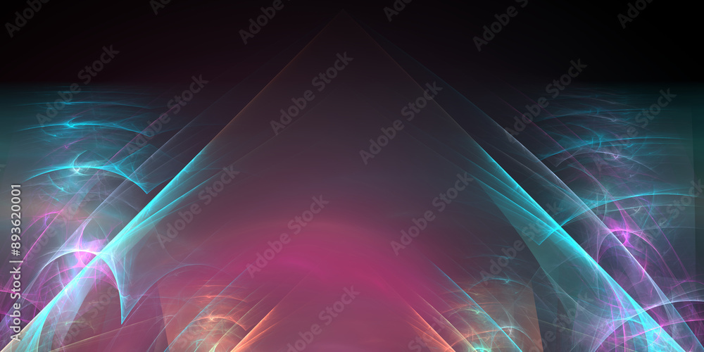 Fototapeta premium Fantasievolles Fraktal Hintergrund Motiv