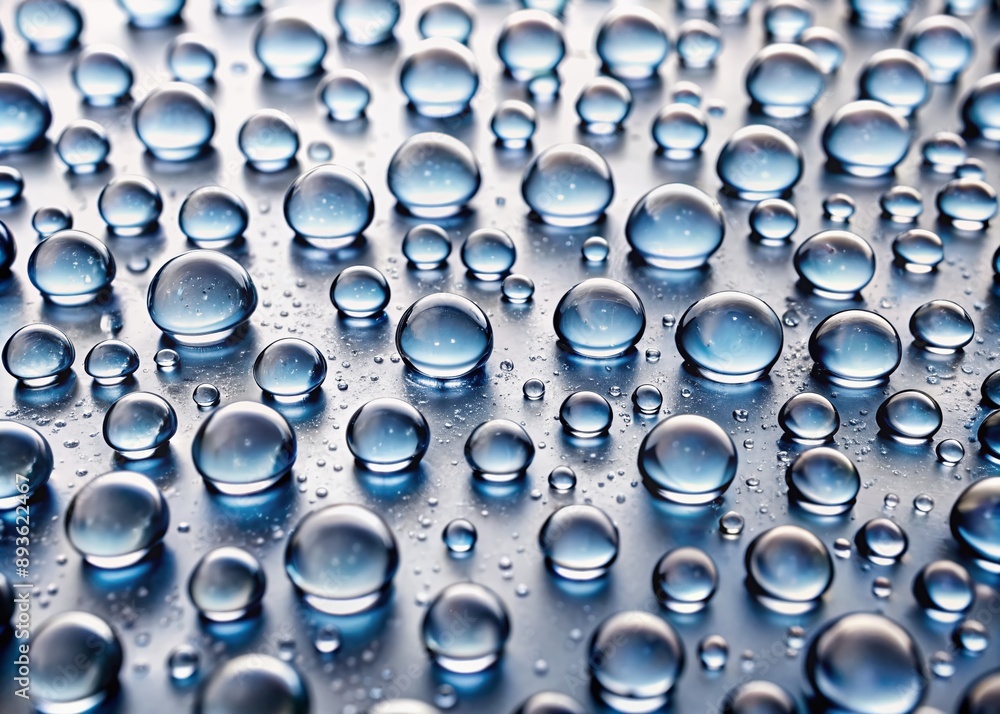 Numerous small water droplets are scattered across a plain white backdrop, creating a visually striking pattern of circular shapes and delicate reflections, isolated on transparent background. Numerous small water droplets are scattered across a plain white backdrop, creating a visually striking pattern of circular shapes and delicate reflections, isolated on transparent background.