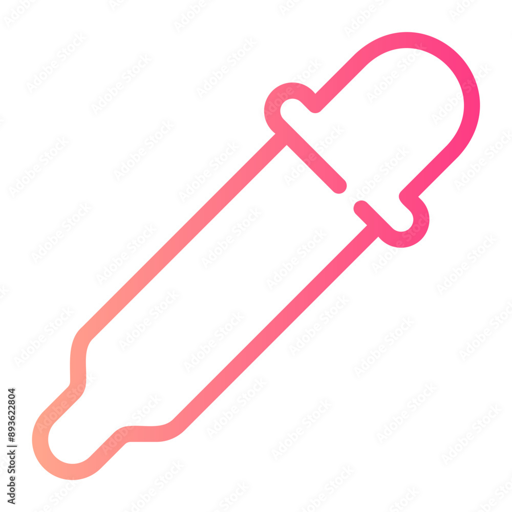 pipette gradient icon pipette gradient icon
