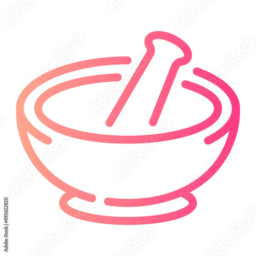 mortar gradient icon