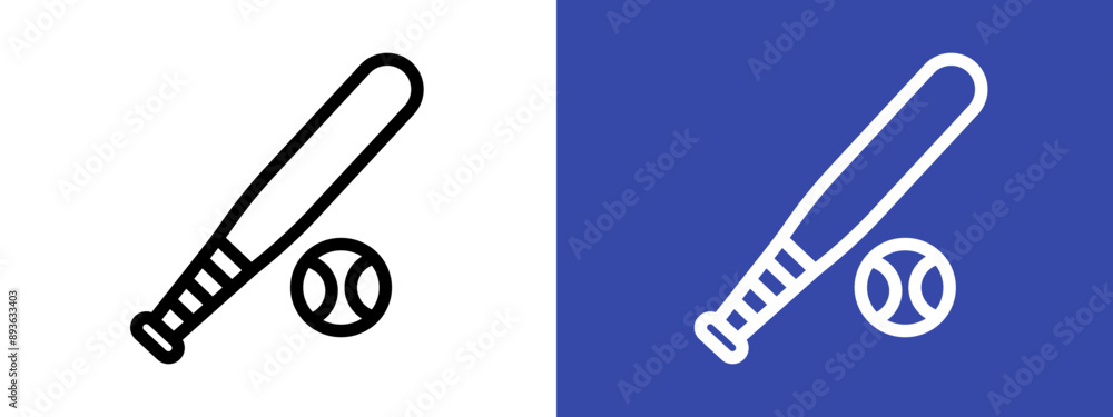 baseball sports icon logo sign set vector outline baseball sports icon logo sign set vector outline