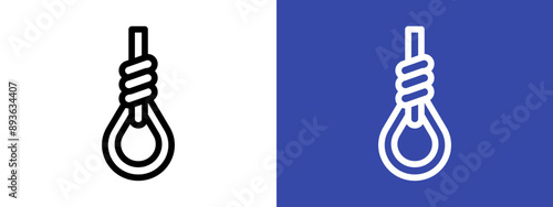 gallows icon logo sign set vector outline