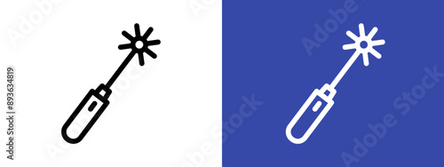 laser icon logo sign set vector outline