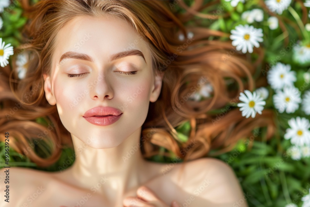 girl is lying on her back, sunbathing on the lush green grass and enjoying the sunny day. The image captures a relaxed moment in a natural environment. girl is lying on her back, sunbathing on the lush green grass and enjoying the sunny day. The image captures a relaxed moment in a natural environment.
