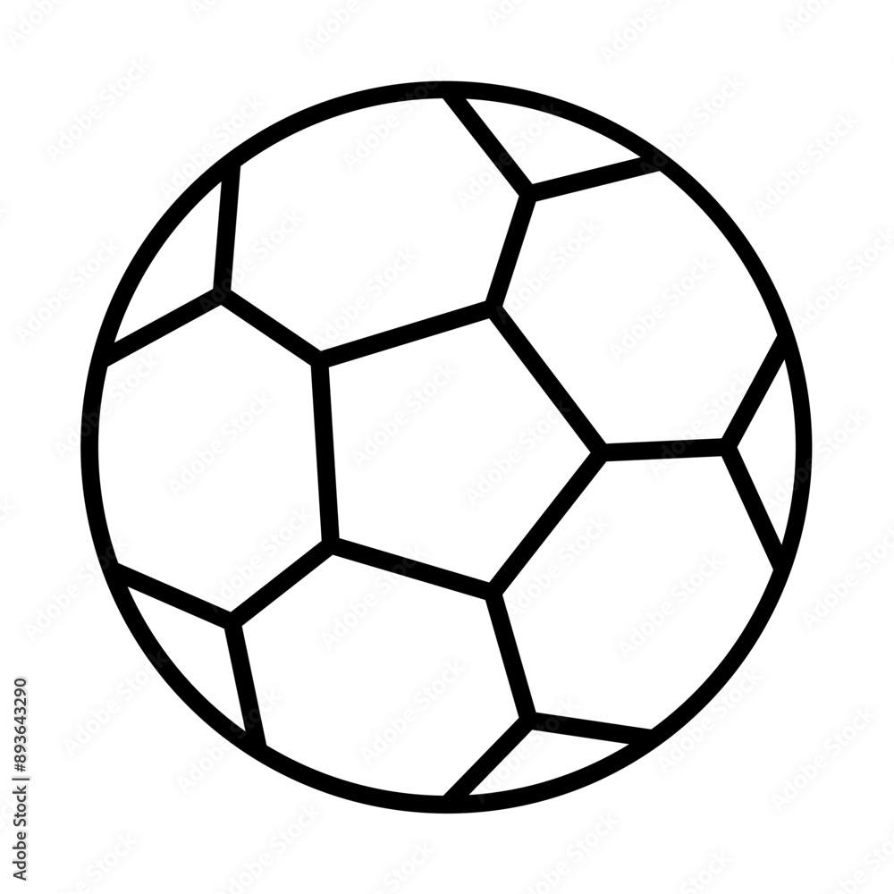 Fototapeta premium Soccer Ball Icon Design