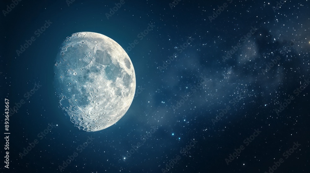Obraz premium national moon day background concept. copy space 