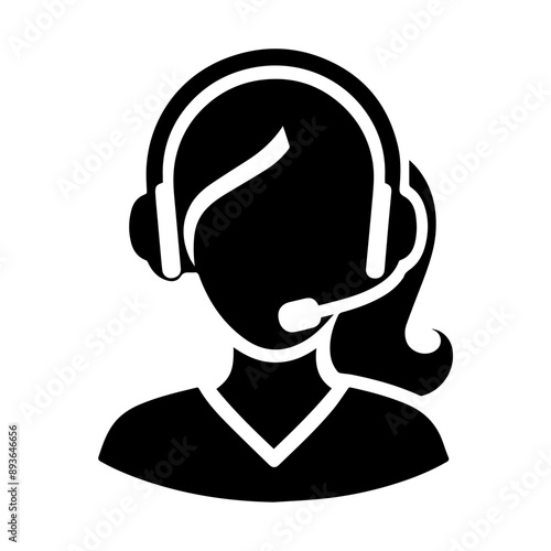woman customer support avatar icon