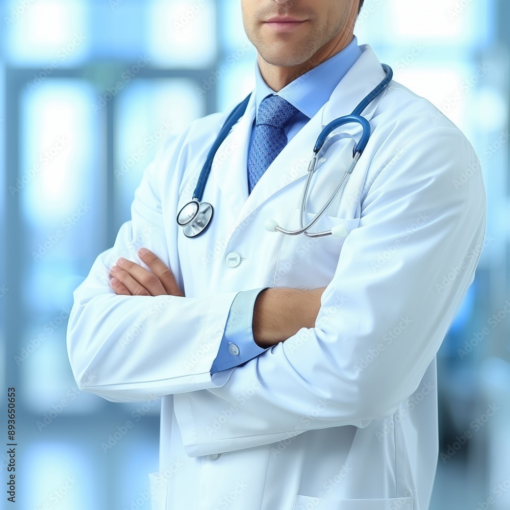 Close up doctor at hospital background for professional healthcare concept. Human medical health concept. Close up doctor at hospital background for professional healthcare concept. Human medical health concept.