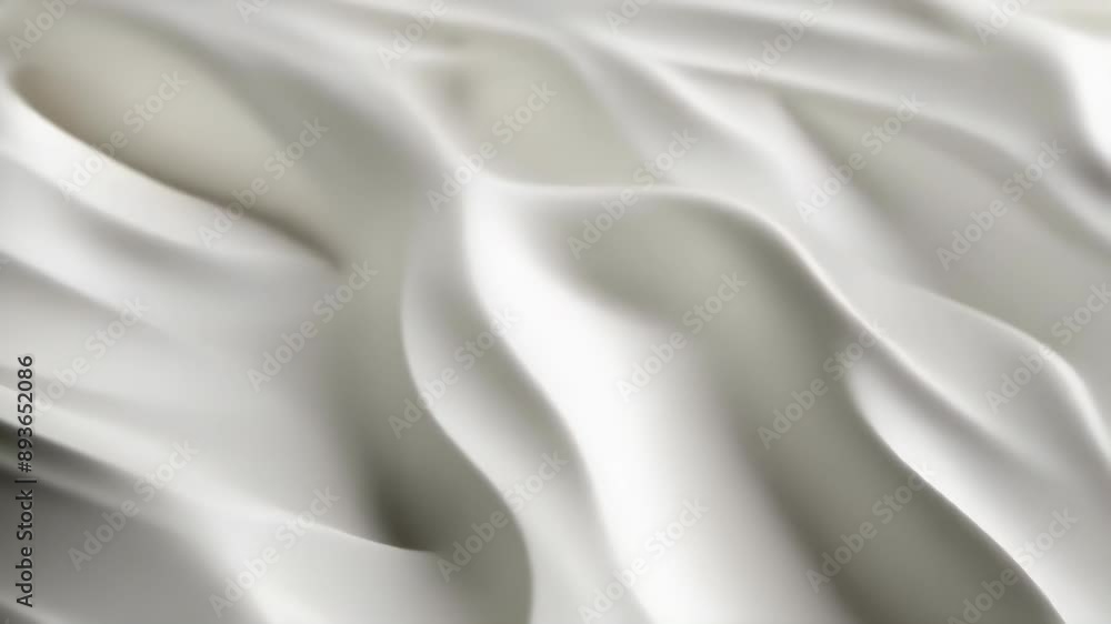 A detailed close-up shot of a white abstract wavy wall texture, showcasing flowing curves and smooth surfaces. The lighting emphasizes the 3D effect, creating a sense of depth and movement. A detailed close-up shot of a white abstract wavy wall texture, showcasing flowing curves and smooth surfaces. The lighting emphasizes the 3D effect, creating a sense of depth and movement.