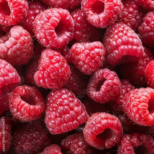 raspberry fruit food, AI generated