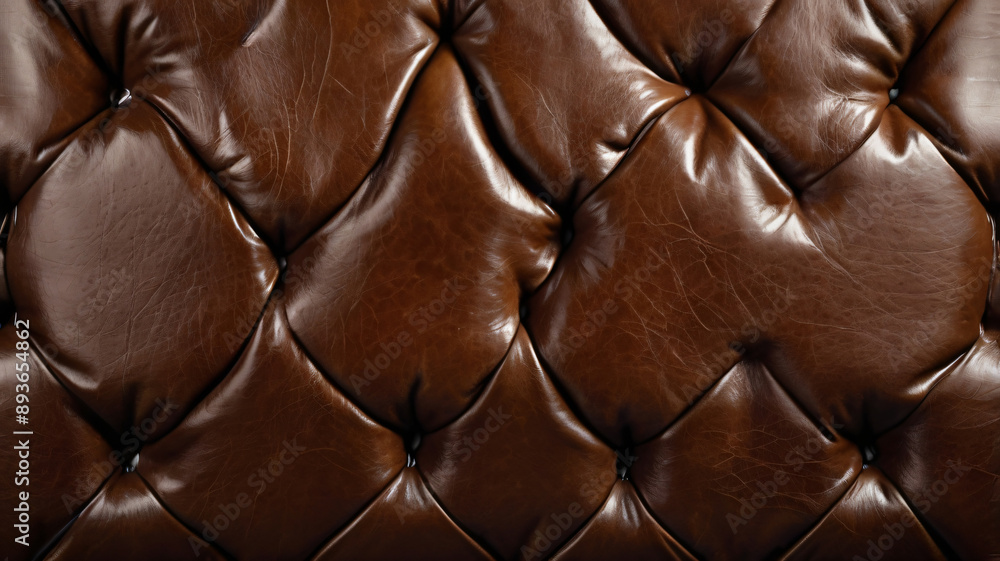 Naklejka premium leather upholstery pattern looks like mattress