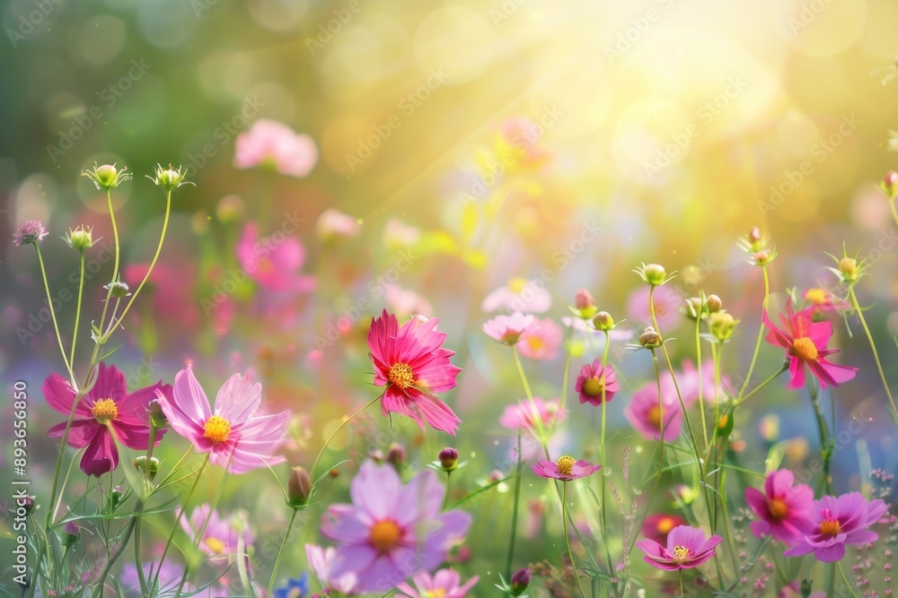 Spring flower in the meadow,spring nature background Spring flower in the meadow,spring nature background