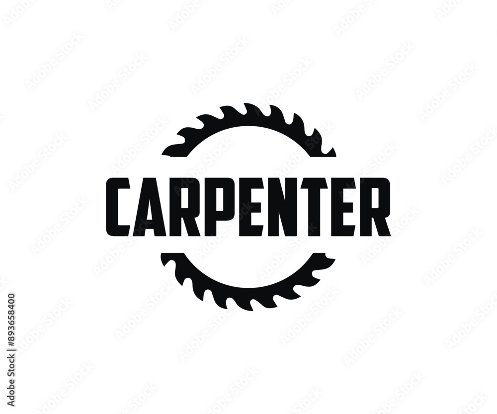 Wood Carpenter logo design. Blade or circular saw for sawing of woodmaster or carpenter vector design and illustration.
Wood Carpenter logo design. Blade or circular saw for sawing of woodmaster or carpenter vector design and illustration.
