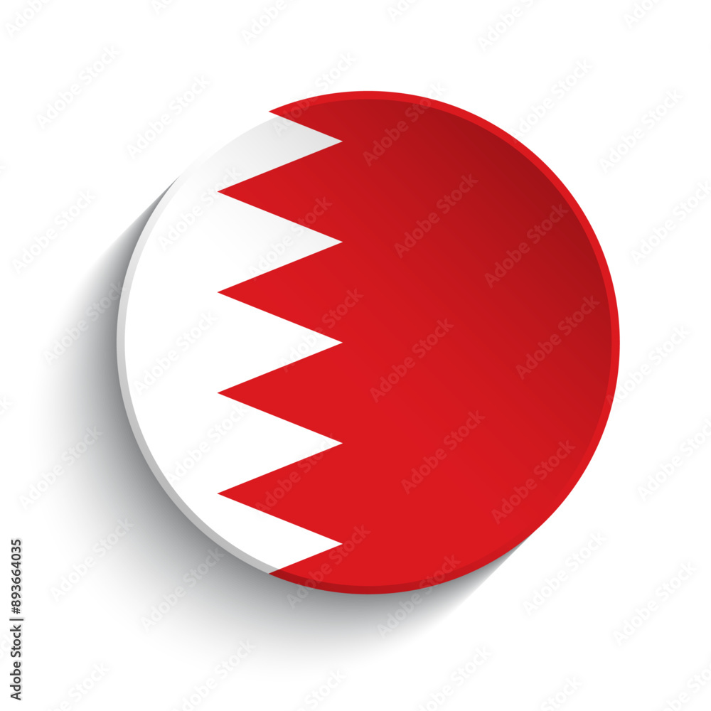 Bahrain flag button